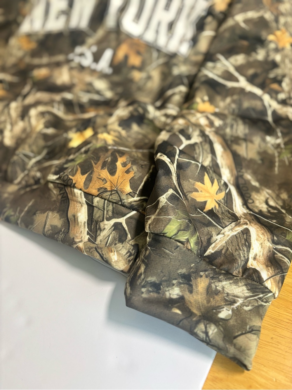 Long sleeve Camo Crewneck Sweater - Brown/Green - Picture 5 of 6
